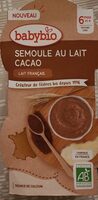 Semoule au lait Cacao