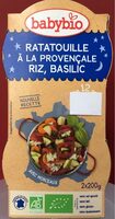 Ratatouille à la provençale riz, basilic