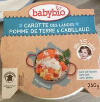 Carottes des Landes Pommes de Terre & cabillaud