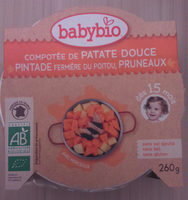 Menu Patate Douce Pintade Pruneaux