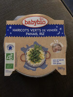 Haricots verts de Vendée, panais, riz