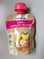 Compote pomme abricot banane