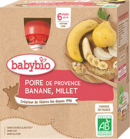Gourde Poire Banane Millet Bio