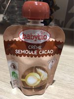 Crème semoule cacao
