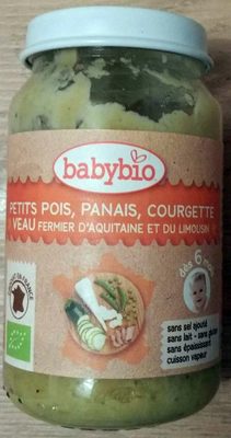 Petits pois, panais, courgette, veau fermier d'Aquitaine et du Limousin
