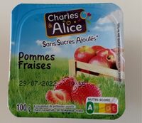 Purée De Pommes Et Fraises Sans Sucre Ajouté