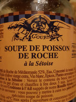 Soupe de Poisson de Roche à la sétoise