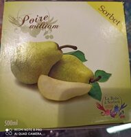 Sorbet poire william