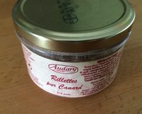 Rillettes pur canard