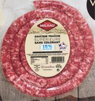 Saucisse fraiche supérieure Milhau