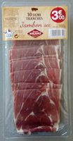10 tranches jambon sec