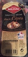 Saucisse Sèche Aux Cèpes