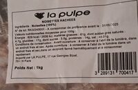 Noisette Hachée