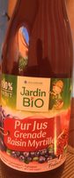 Pur jus grenade raisin myrtille