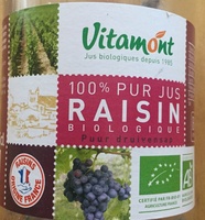 100% pur jus raisin biologique