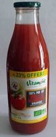 Jus de tomate de marmande 100% pur jus
