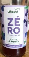 Zéro sucres ajoutés cassis & myrtille