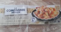 Coquilles St-Jacques cuisinées à la bretonne