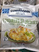 Coquilles St-Jacques cuisinées à la laitue de mer