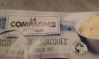 Cassolette de Saint-Jacques cuisinées à la laitue de mer