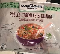 Poélée céréales et quinoa cuisinés aux petits légumes