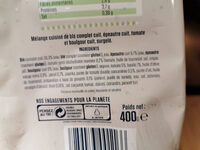Poêlée de boulgour et céréales cuisinés à la tomate