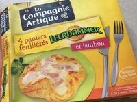 La Compagnie Artique Paniers Feuilletes Leerdammer Et Jambon 4X80G
