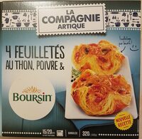 Paniers feuilletés thon et fromage boursin