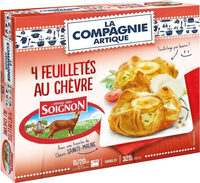 4 feuilletés au chèvre Sainte-Maure
