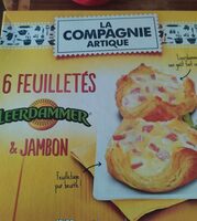 6 feuilletés leerdammer et jambon