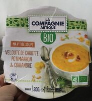 Velouté de carotte potimarron et coriandre
