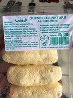 Quenelles nature au beurre