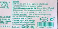 Quenelles nature facon cuillere