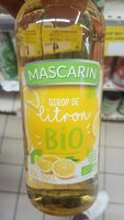 Sirop de citron bio
