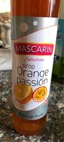 Sirop orange passion
