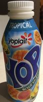 Yaourts à boire à la pulpe de fruits Yop tropical