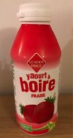 Yaourt à boire pulpe fraise