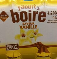 Yaourt à boire saveur vanille