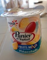 Panier de Yoplait piña colada