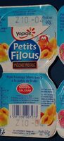 Petit fromage blanc sucré à la pulpe de fruits