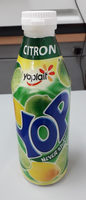 Yaourt à boire pulpe de citron YOP citron