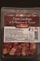 Lardons fumés salés au sel sec