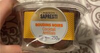 Boudins noirs cocktail antillais