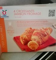 4 croissants jambon fromage