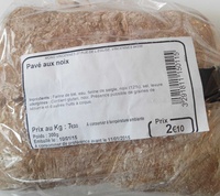 Pavé aux noix