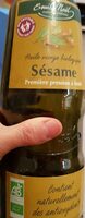 Huile de sésame bio