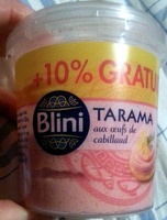 Tarama aux oeufs de cabillaud (25 %) +10 % Gratuit