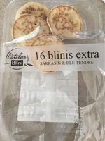 Blinis extra, sarrasin & blé tendre