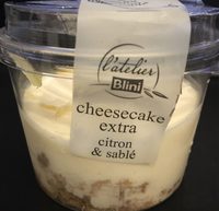 Cheesecake extra citron & sablé