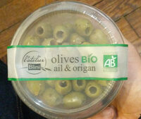 Olives bio ail et origan